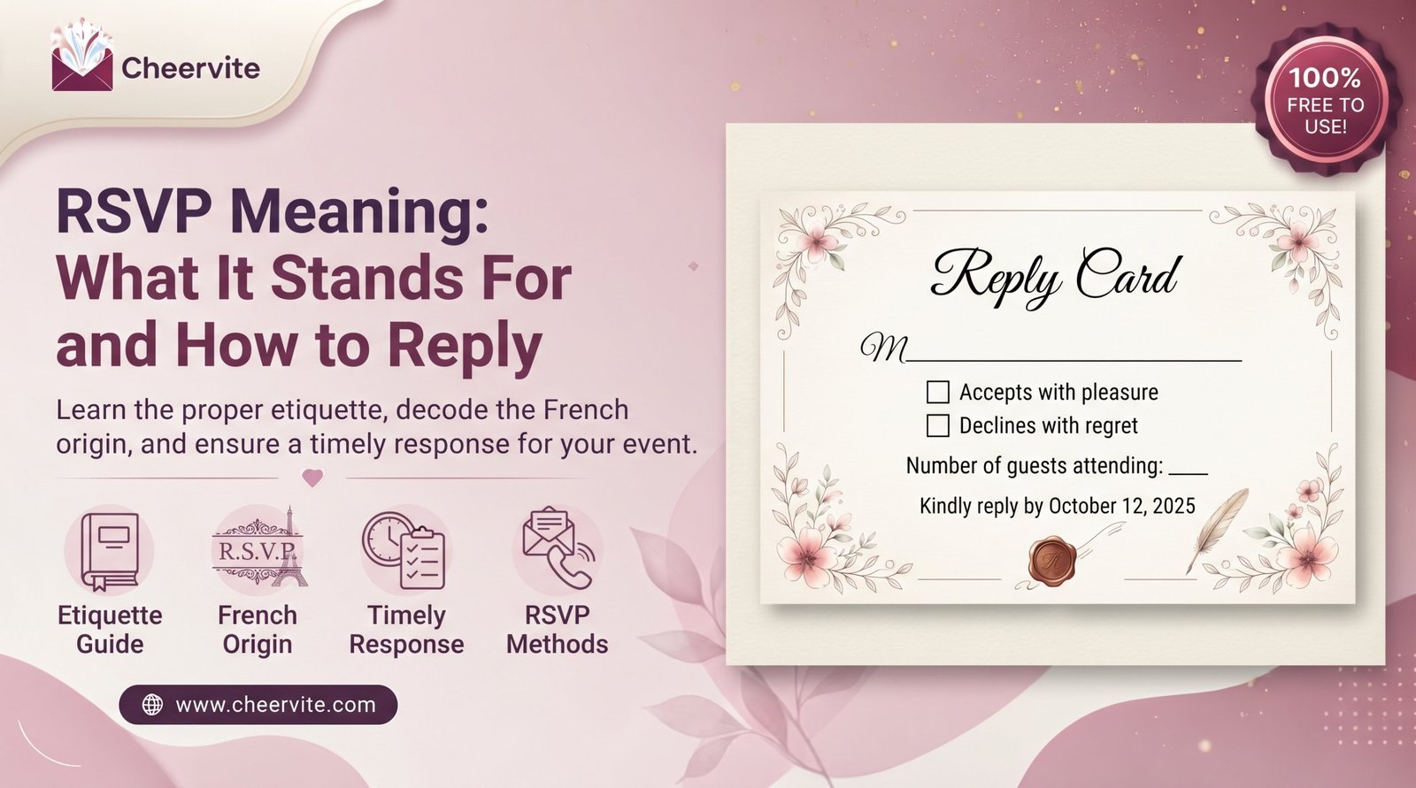 RSVP Meaning: What It Stands For and How to Reply