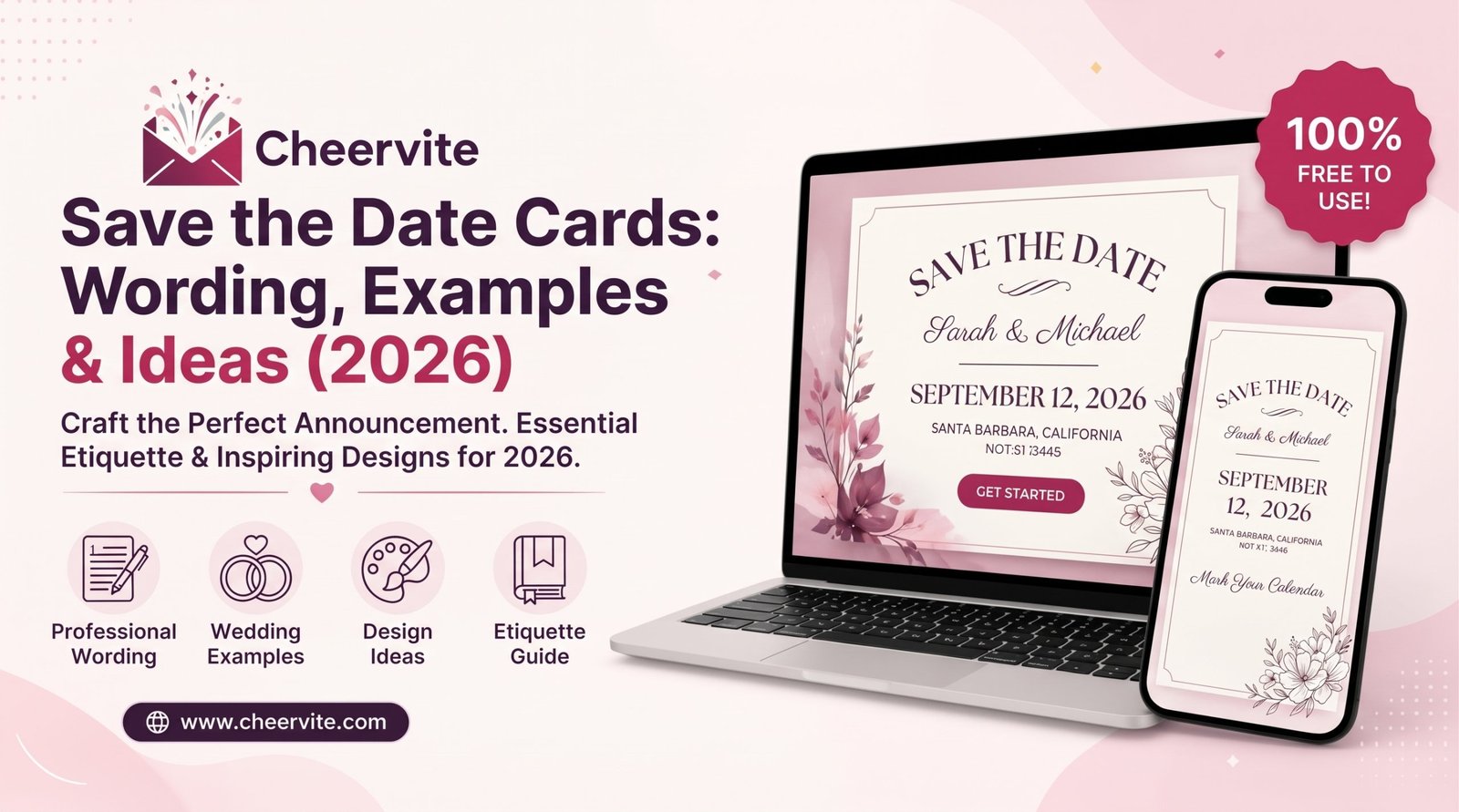 Save the Date Cards: Wording, Examples & Ideas (2026)